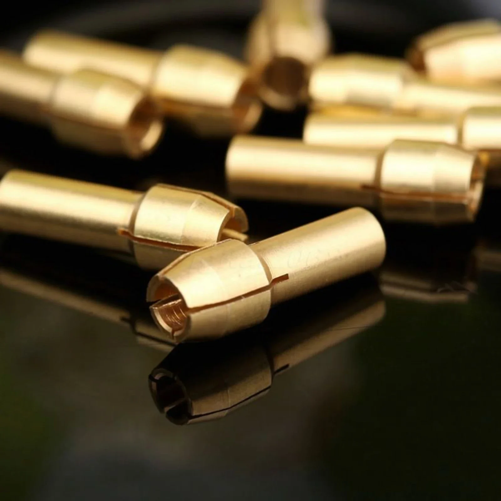 10 szt. Adapterów z mosiądzu 3,2 mm (1/8 cala) do narzędzi obrotowych Dremel, narzędzia ścierne — zdjęcie 3