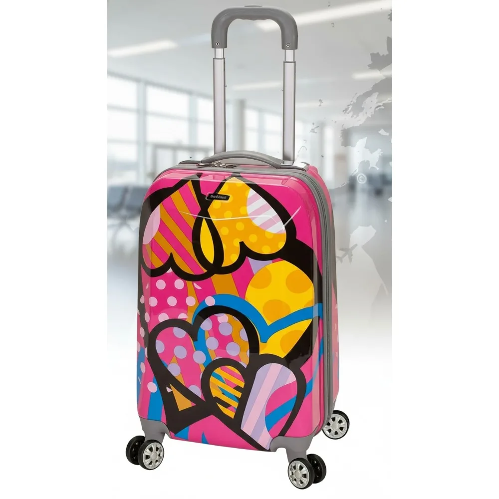 

20-Inch Lightweight Hardside Spinner Wheel Carry-On Luggage, Durable Polycarbonate ABS Suitcase for Travel