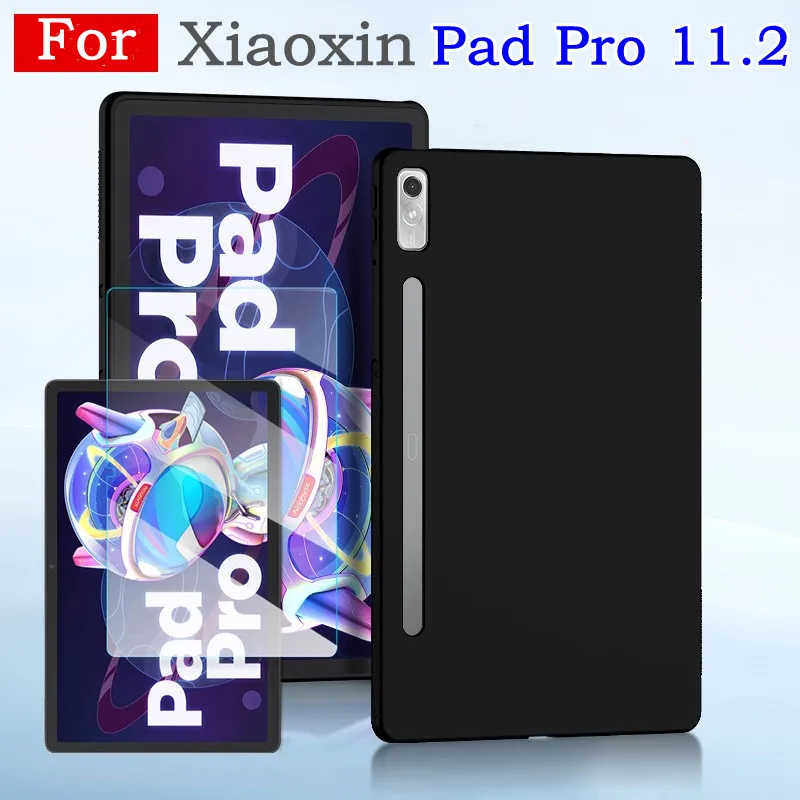 For Lenovo Tab P11 Pro Gen 2 Gen2 2022 11.2 inch Soft Silicon Case Cover Back Protective Xiaoxin Pad Pro 2022 Tablet Cover Funda