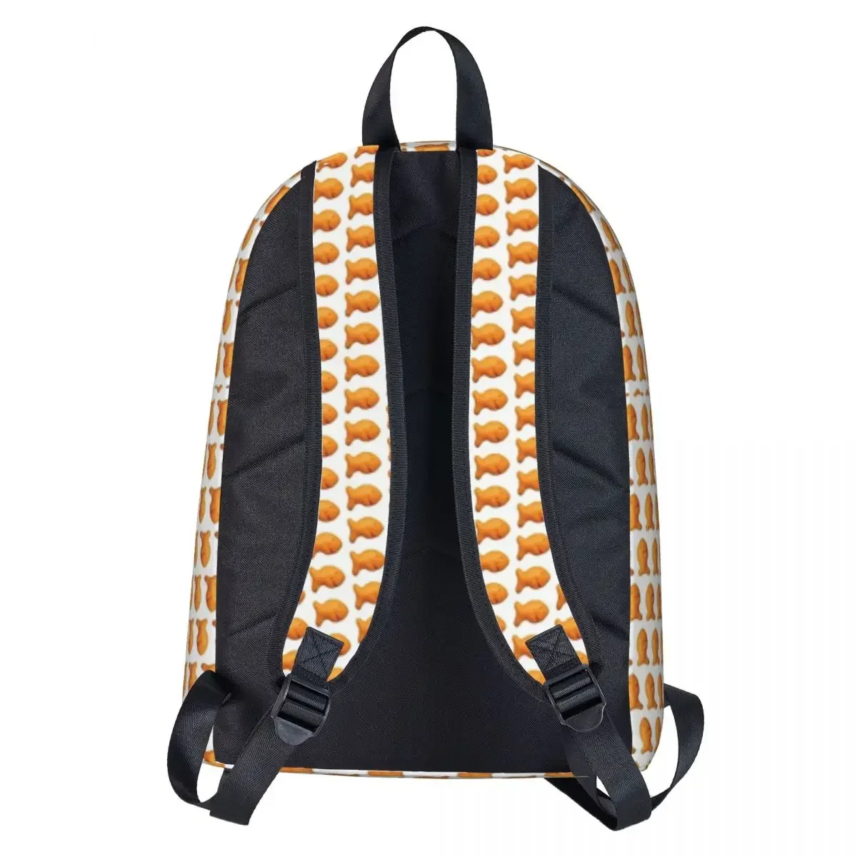 Goldfish Cracker mochila de gran capacidad para estudiantes, bolso de hombro para computadora portátil, mochila de viaje a la moda, mochila escolar