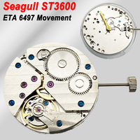 Authentic Seagull ST3600 Movement 17 Jewels Manual Winding  Design Replacement for 6497 Watch Mechanism-Replacement parts