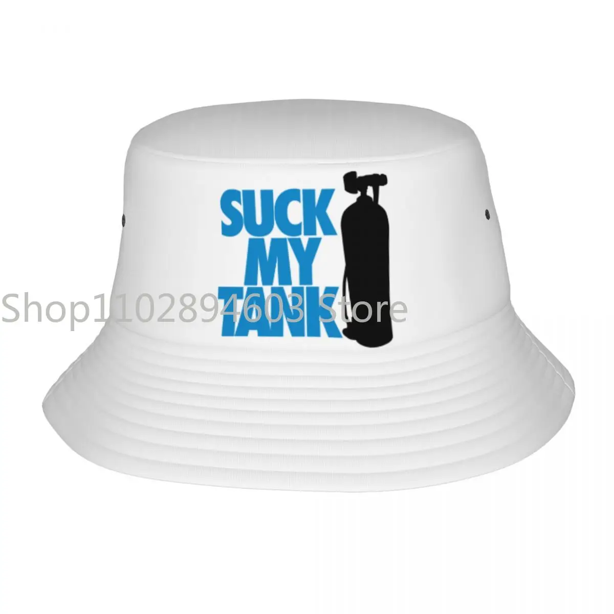 Summer Beach Hatwear Funny Scuba Dive Suck My Tank Stuff Bucket Hat