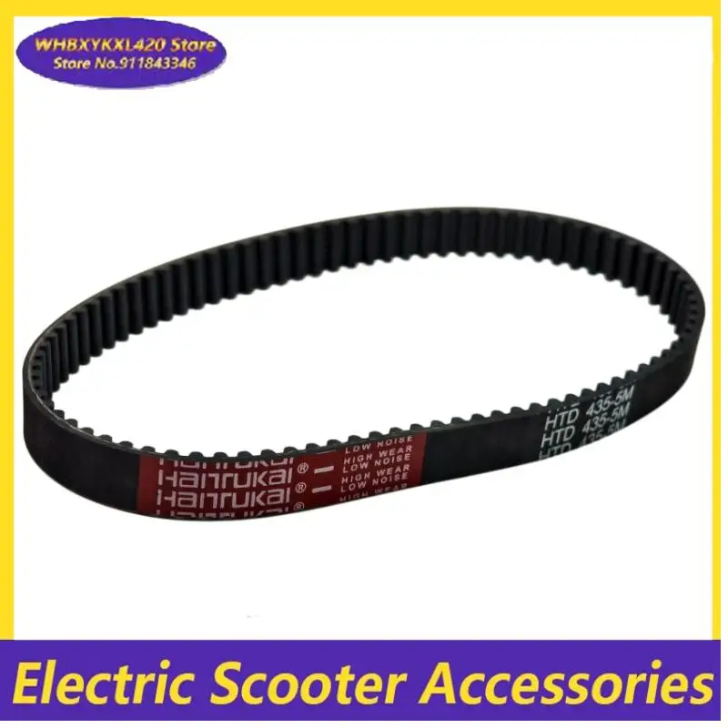 NEW Electric Scooter HTD435-5M Transmission Belt Timing Belts Rubber Black Drive Stripe Synchronous Belts