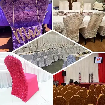 8 best sales サテンの椅子カバー - №2