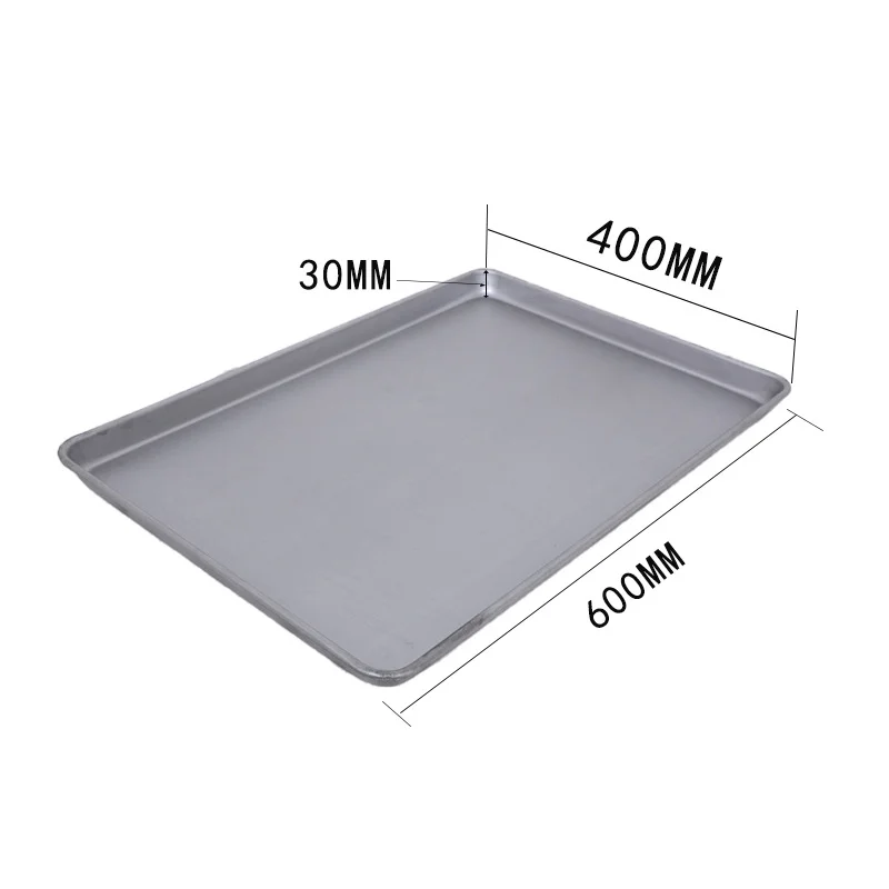 Bakeware Tools Aluminum Alloy Baking Tray For Muffin Cake Baking Tray 40 *60 Cm For Deck Toaster Oven