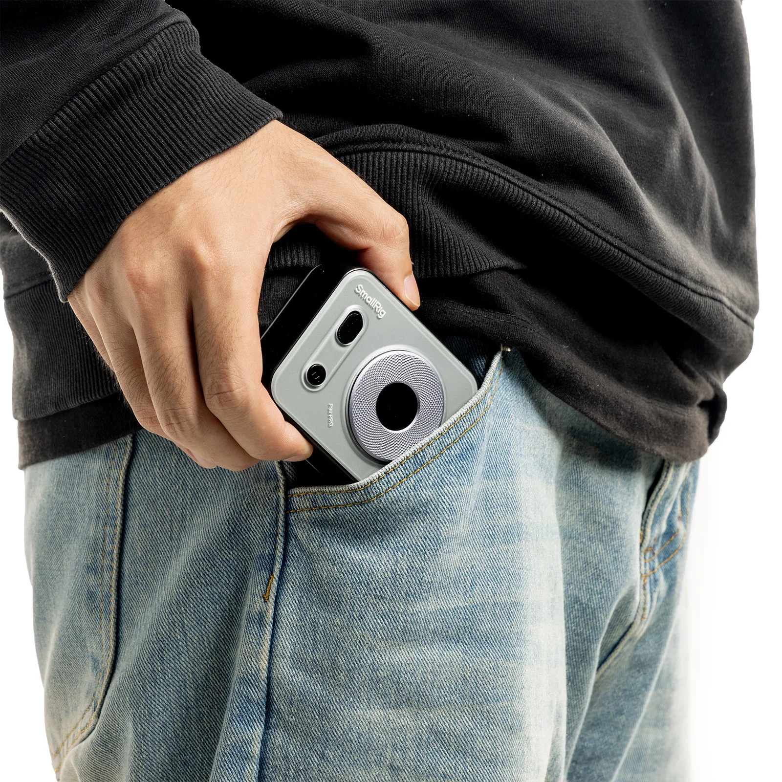 Smallrig Vibe 96 / P108 Pro ضوء فيديو صغير ، ثنائي اللون pk ، ضوء ملء سريع الإصدار مع شاشة LCD للهاتف ، Vlog والتصوير الفوتوغرافي