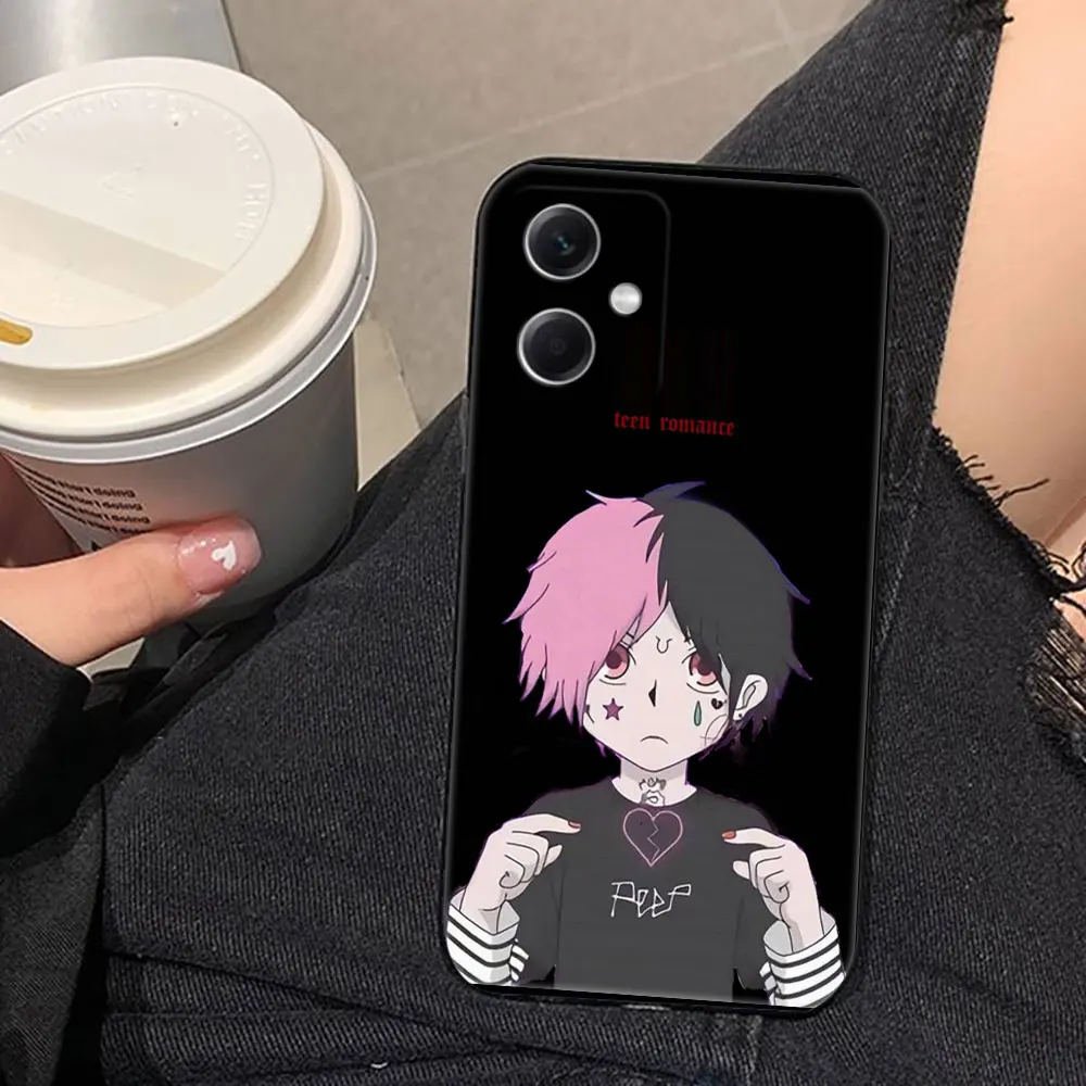 Funda para Teléfono con Diseño del Rapper Lil P-Peep H-HellBoy para Xiaomi Redmi Note 15 14 13 12 12S 11 11T 11S 10 9T 9 Pro, Carcasa DIY