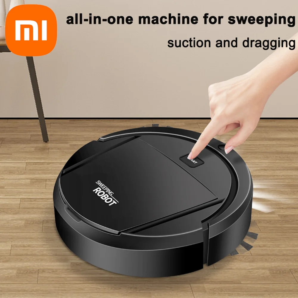 Xiaomi New Fully Automatic Smart Sweeper Three-in-one USB Vacuum Cleaner Wet and Dry Cleaning Machine Mijia Household Appliances