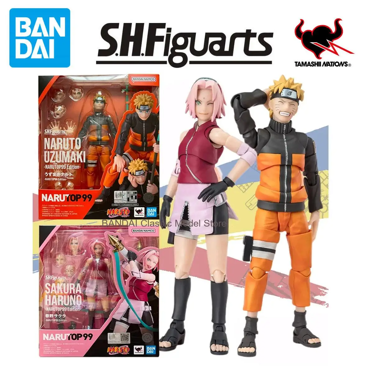 originale-genuino-bandai-in-shock-shf-naruto-uzumaki-haruno-sakura-narutop99-vestito-anime-action-figure-modello-finito-kit-giocattolo-regalo