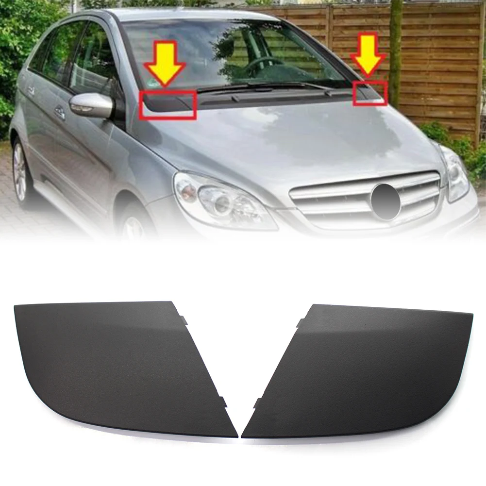 2PCS For Mercedes Benz B-CLASS W245 Front Water Drain Cover Car Sticker Accessories A1698300275 A1698300375