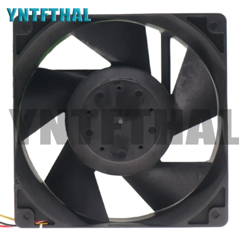 Ventilador do refrigerador do servidor de 3 fios, MMF-12D24DS-RP1, DC, 24V, 0.36A, 120x120x38mm, novo