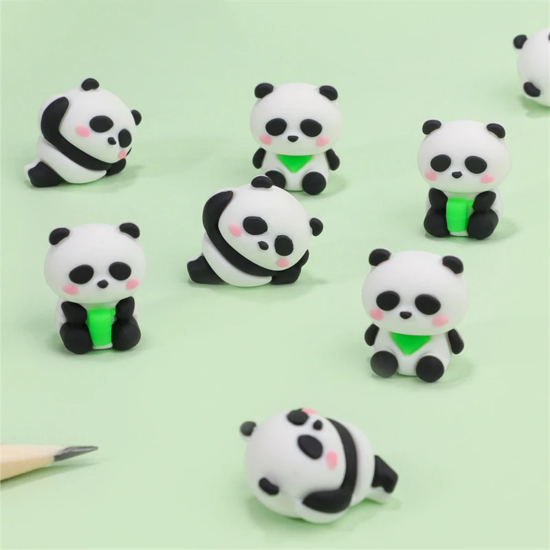 

Diligent Panda 3D Erasers Creative Cartoon Pencil Eraser for Kids Kawaii Stationery Holiday Gift Student Prizes School