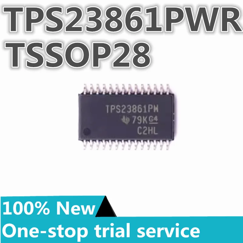 

2-100pcs %New TPS23861PWR TPS23861PW Package TSOP-28 power management IC chip microcontroller