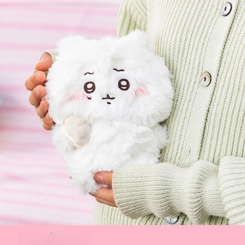 Chiikawa Hachiware Kawaii Anime Cartoon Fluffy Series Plush Doll Official Authentic Surrounding Exquisite Compact Single Product