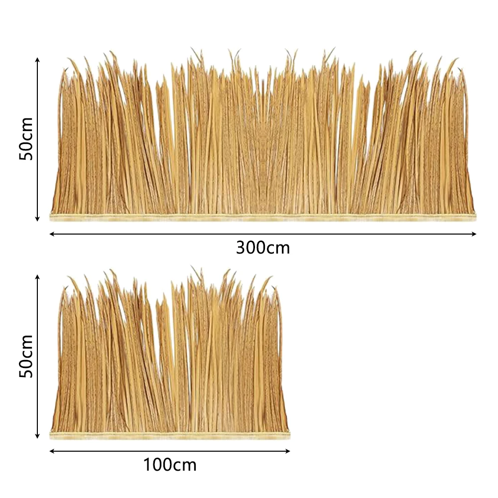 Plastic Thatch Tiles Artificial Thatch Roofing DIY Roof UV-Resistant Thatch Roof Panels Fire-Retardant Thatch - Image 6