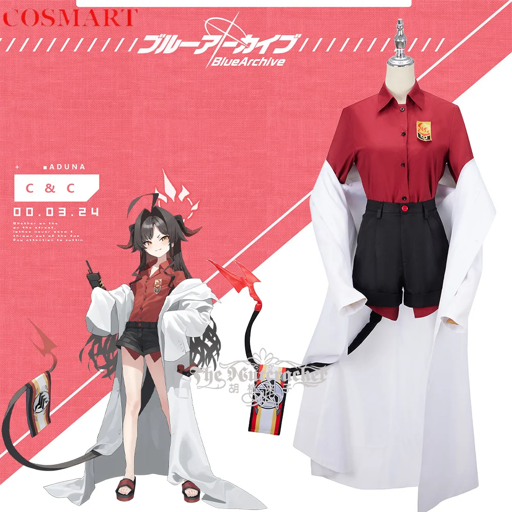 

COSMART Blue Archive Kasumi Cosplay Costume Cos Game Anime Party Uniform Hallowen Play Role Clothes Clothing New Full