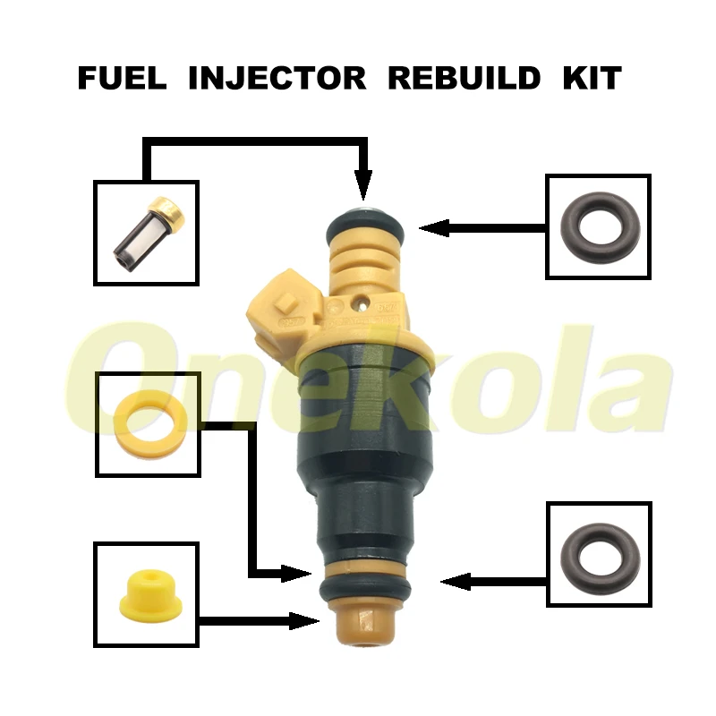 Fuel Injector Repair Kits for 0280150702 For Alfa Romeo LANCIA 147 155 156 164 2.0T 2.5 3.0 V6 24V 0 280 150 702