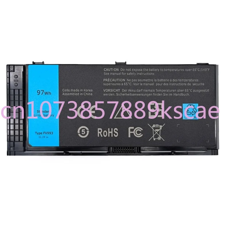 FV993 97Wh laptop battery FV993 Precision M6600 M6700 M6800 M4800 M4600 M4700 9GP08 FJJ4W PG6RC 97Wh battery FV993