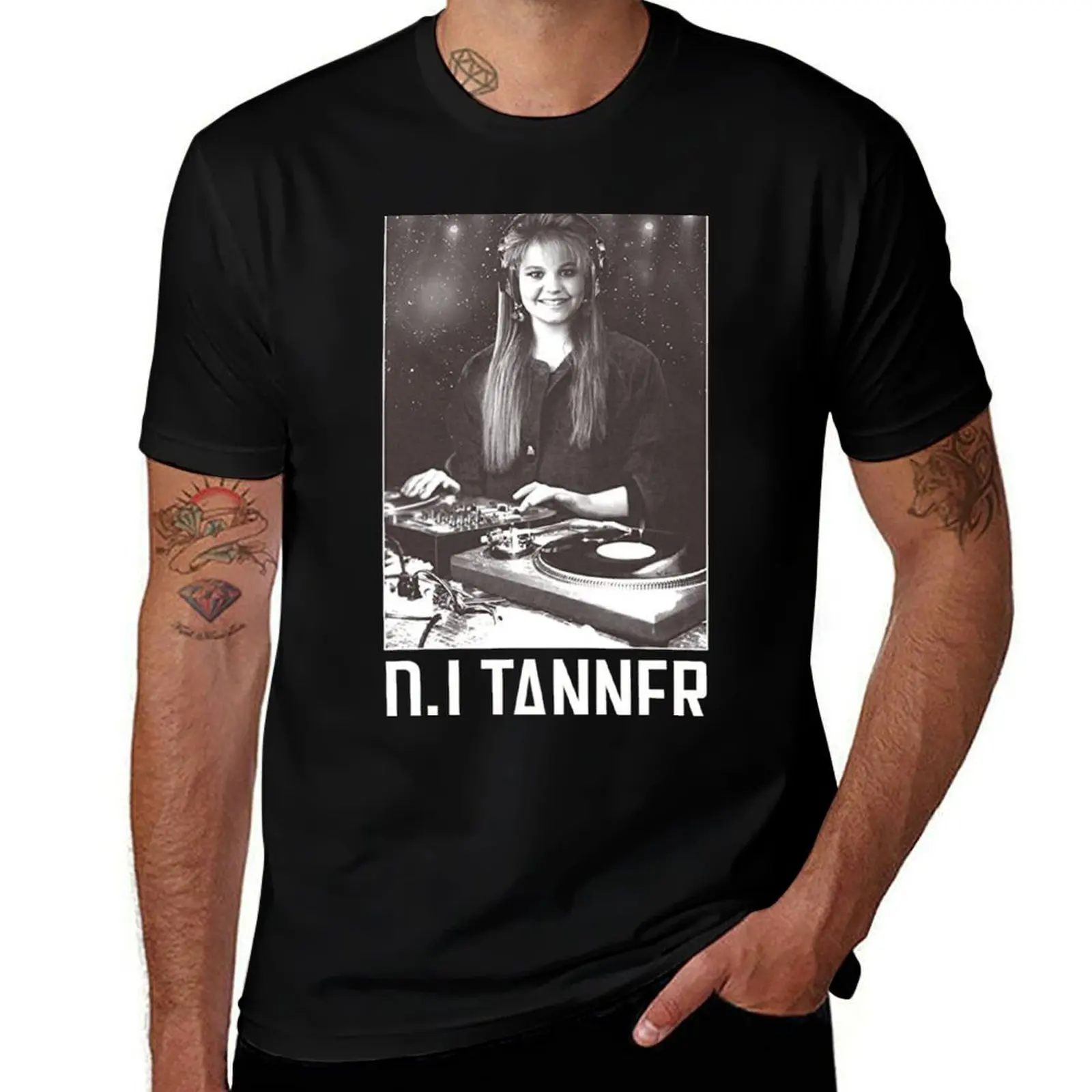 dj tanner T-Shirt Everyday Wear Basic Short Sleeve Top T-Shirt