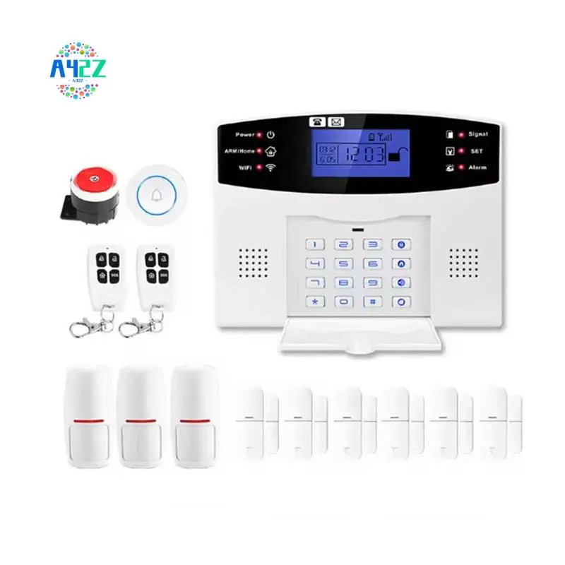 A42Z-Tuya Smart 4G+Wifi Home Security Alarm System Smart Life App Comprehensive Home Protection