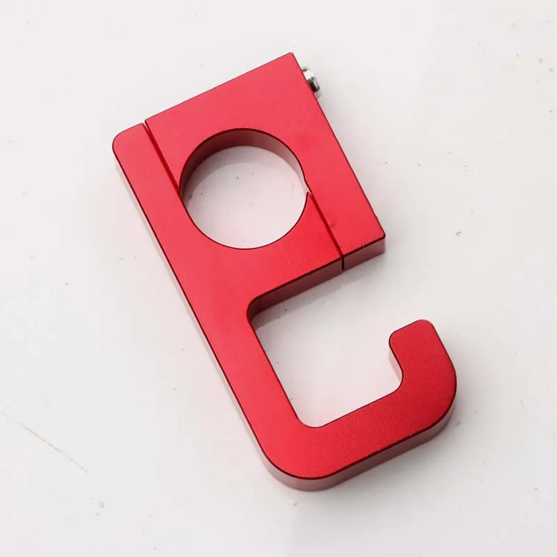 1PCS Hardware tools Electric motorcycle trailer modification hook 9-shaped aluminum alloy handlebar storage rack