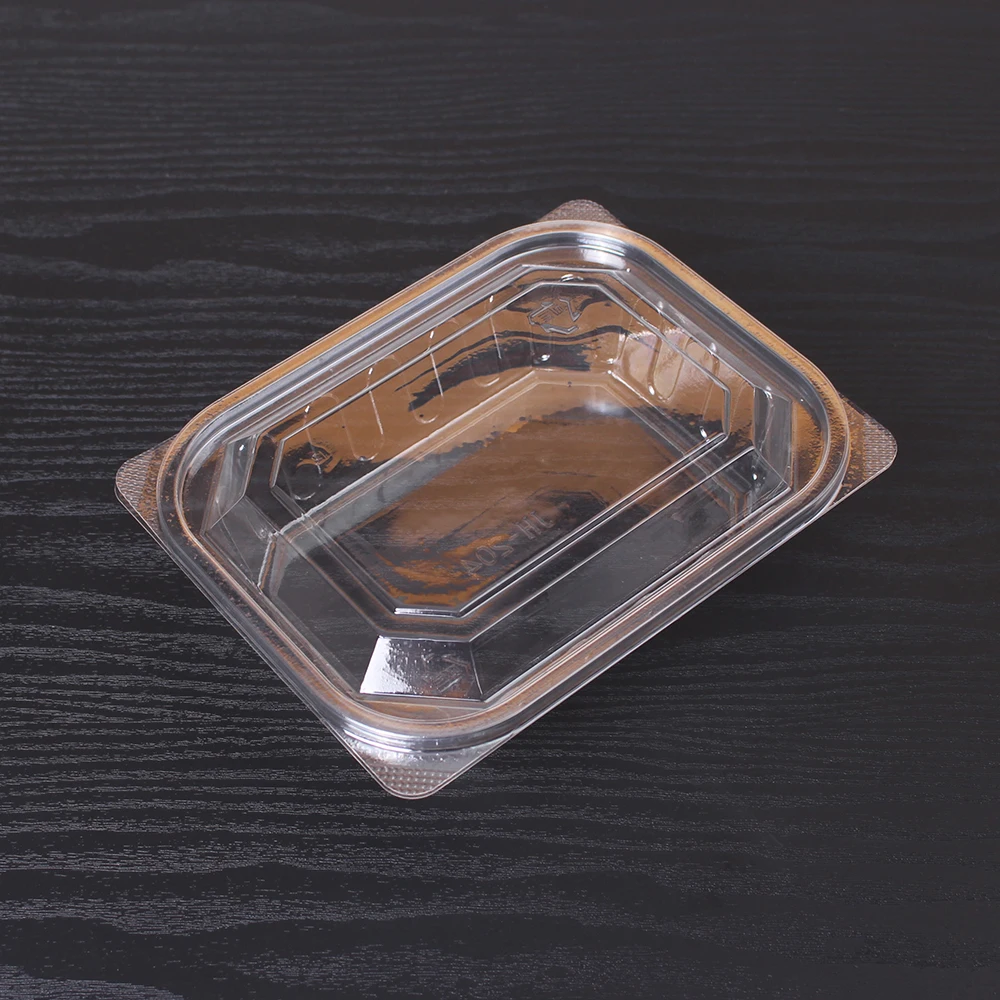 Disposable salad container JH 204 transparent 50 sets-small minute disposable packaging delivery side dish container