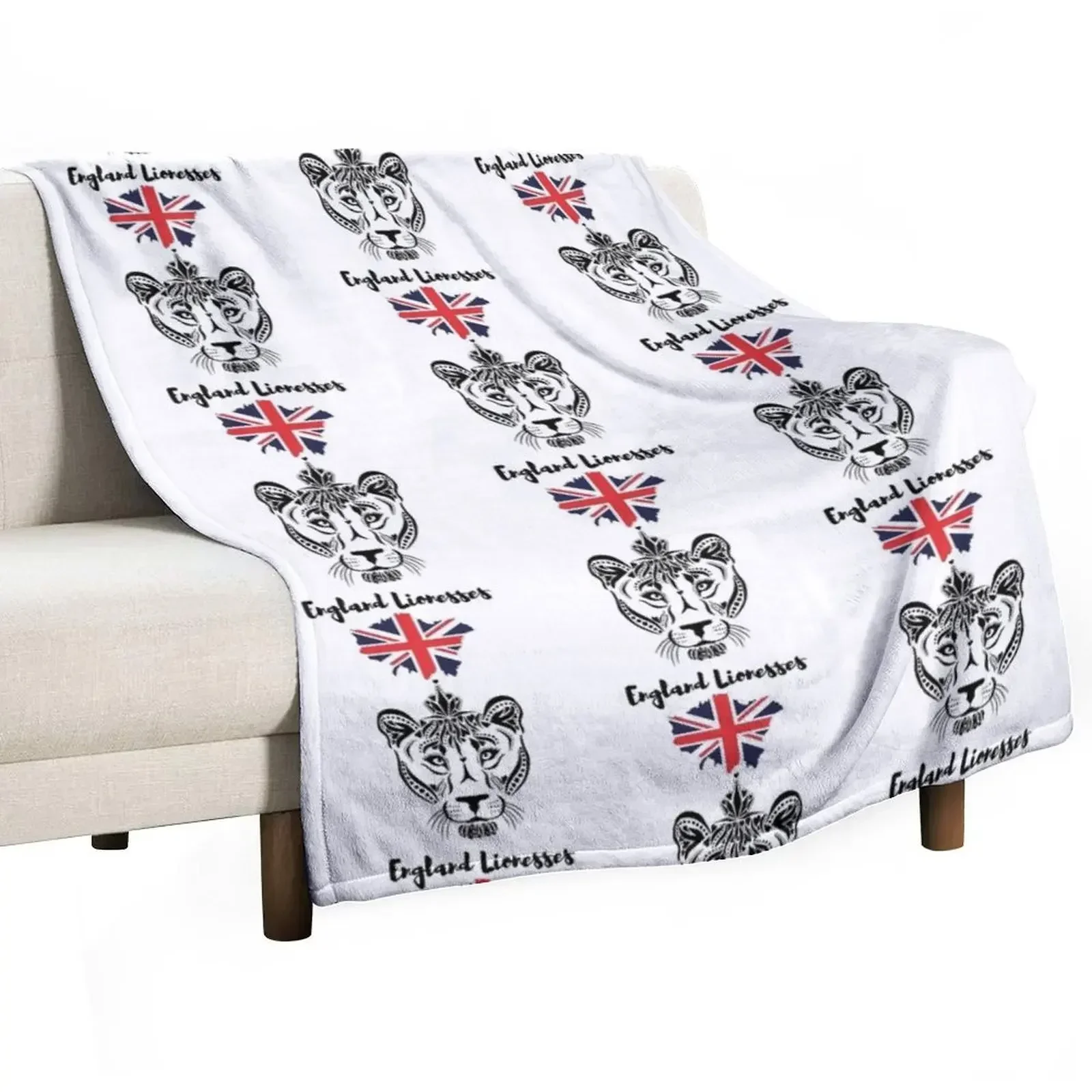 

England lionesses Throw Blanket Loose Softest Tourist Baby Blankets