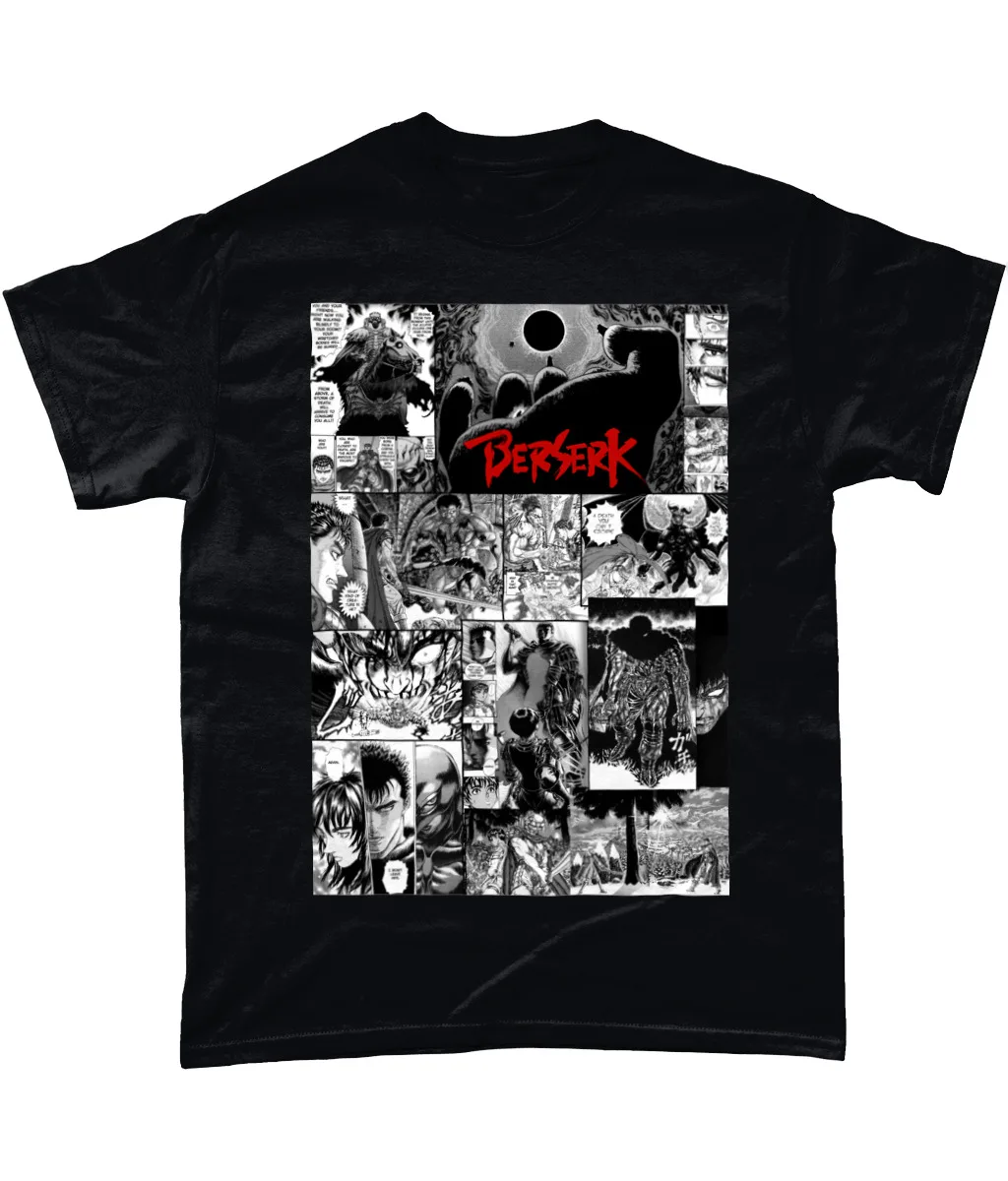 

Berserk Manga Strip V1 Guts Berserker Armour Anime Tshirt T-Shirt Tee ALL SIZES