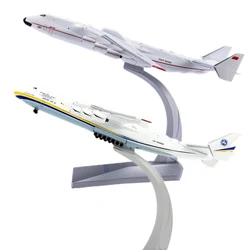 22CM Transport Antonov AN-225 AN225 Aircraft Metal Plane Model Collection Gifts Display Red Blue Painting