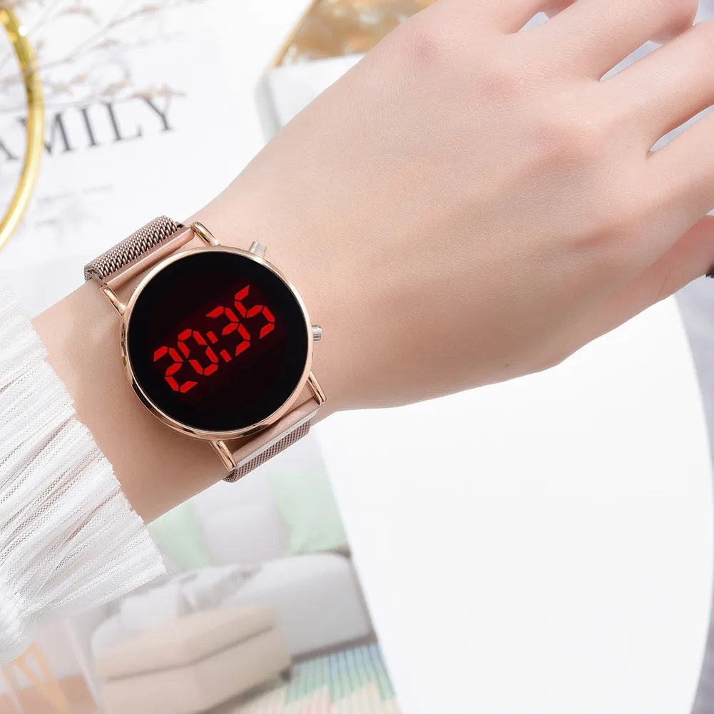 Women Watches Electronic Watch Foreign Trade Ladies Fashion Led Explosion Digital Display Electronic Watch reloj para mujer