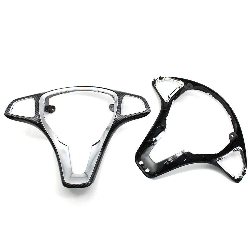 W205 W213 W253 W218 W166 W447 Verbesserte Innen Auto Lenkrad Chrome Abdeckung Panel Trim Für Mercedes Benz C E GLC CLS Klasse – Detail 16