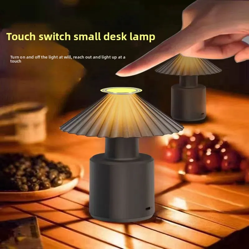 2025 Ricarica nuovo interruttore tattile luce notturna attenuazione lampada da scrivania creativa lampada da comodino camera da letto romantica regalo