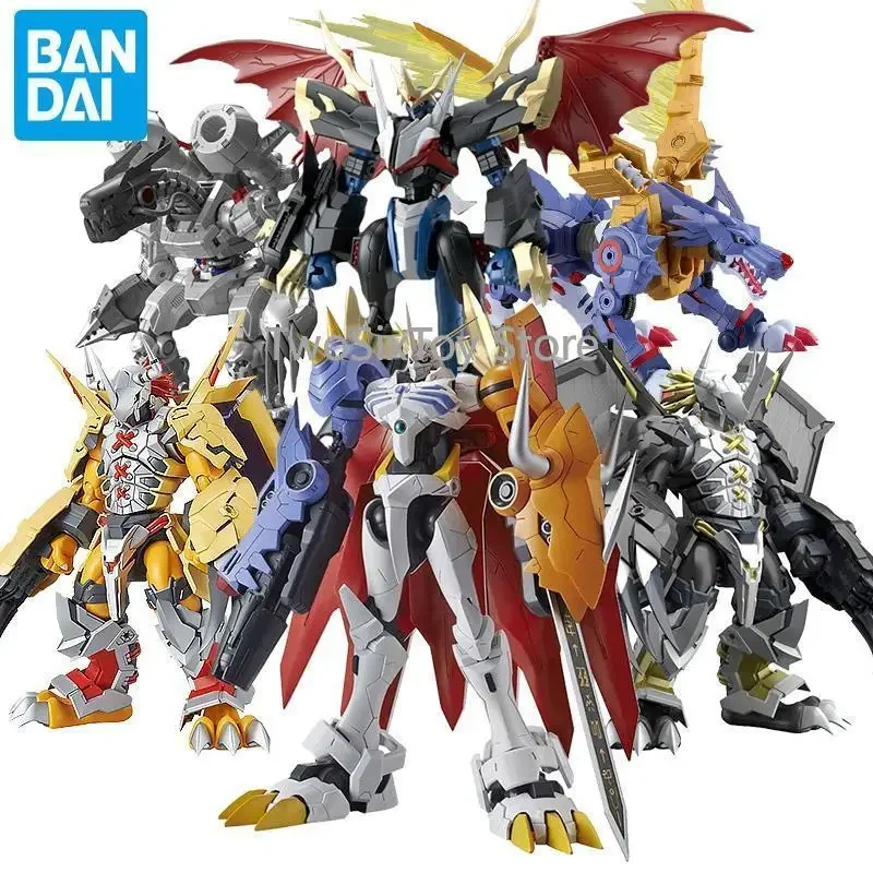 

In stock Original Bandai Digimon Adventure WarGreymon Omegamon Beelzebumon Gallantmon Alphamon Angemon Action Figure Model Toys