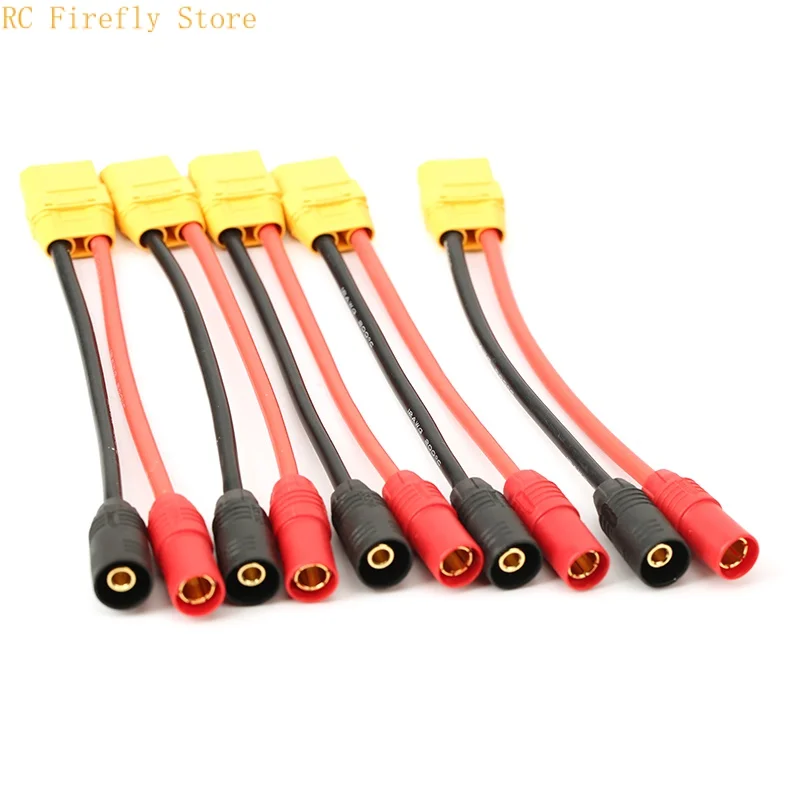 XT90 to AS150 Male Female Bullet Connector Cable 1Piece For RC DIY FPV Quadcopter Brushless Motor Lipo Battery Charger