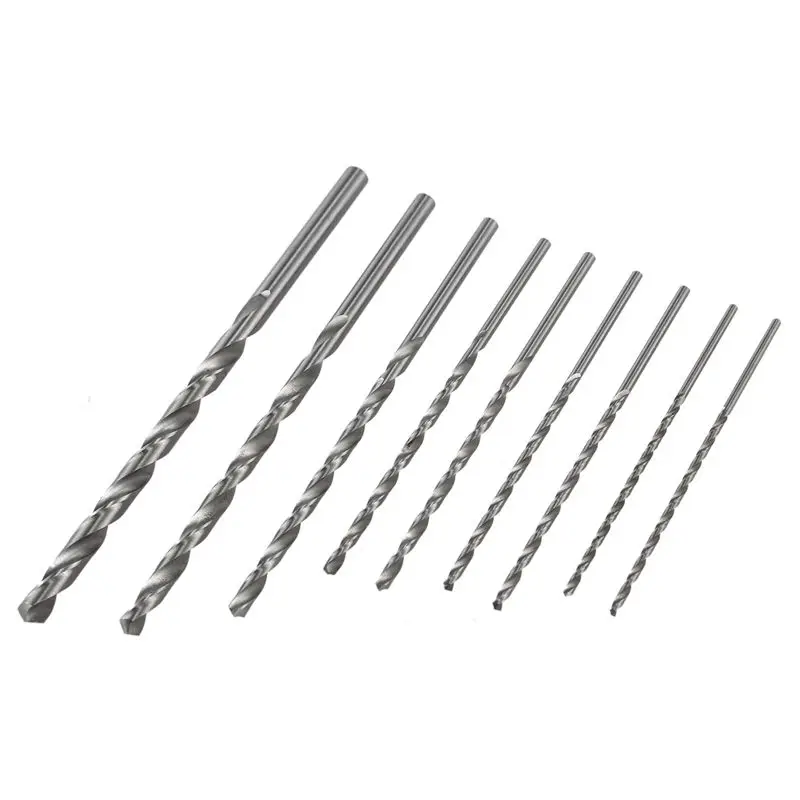 A98E-EXTRA LANGE HSS-BOORBITS 2 mm 2,5 mm 3 mm 4 mm 5 mm 6 mm SET