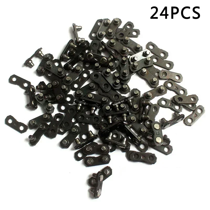 Set 325u201d .050 & .058 Chainsaw Chain Joining Links-24 Repair Preset&24 Tie Straps