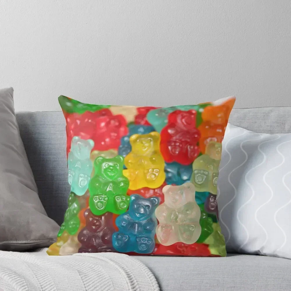 

Gummy Bears Throw Pillow luxury home accessories Decorative Cushion Christmas Pillow Cases Decorative pillow case