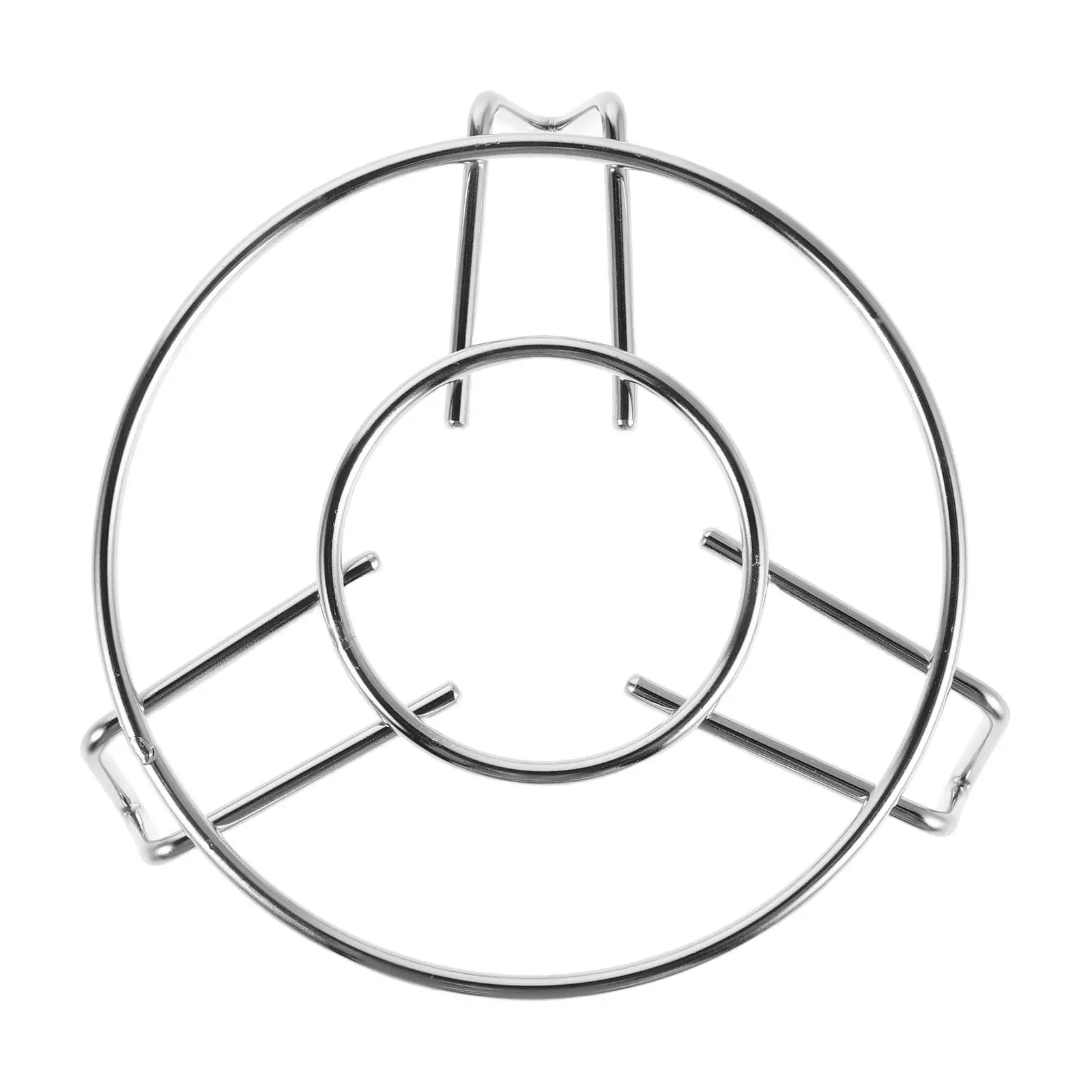 Stainless Steel Steaming Rack 125mm Round Thick Tray Insert for Pressure Cooker Eggs and Vegetables