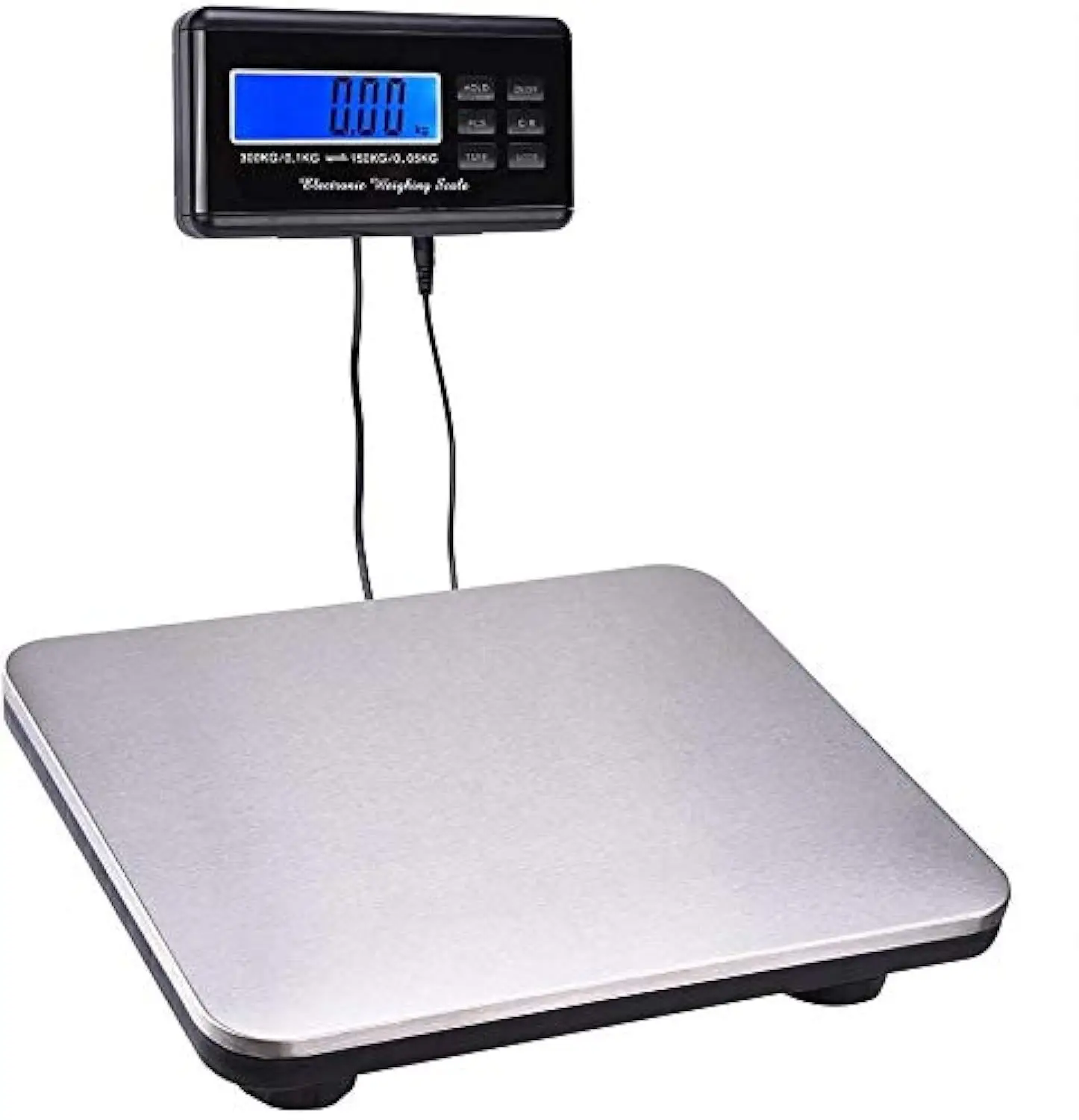 

660lbs Digital Postal Scale, 300kg Capacity Floor Platform Scale for Shipping Weighing with LCD Display