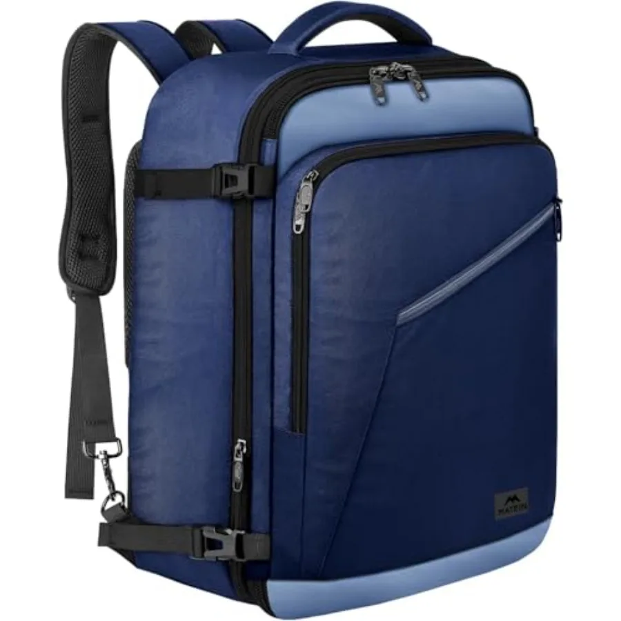 

Expandable Travel Backpack for Airplanes Capacity Carryon Backpack for Men Women Water Resistant Airline Approved Bags with Adj