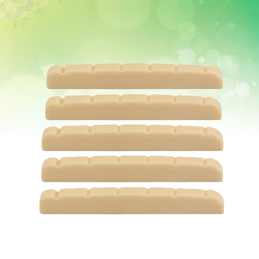 

5 Pcs Electric Guitar Pillow Bass Nut Classical Instrument Accessory Pre-slotted