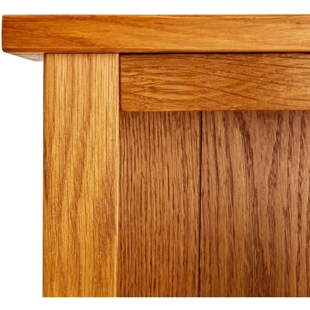 خزانة كتب من خشب البلوط مكونة من 4 طبقات - منظم أرفف عرض خشبية للكتب والمجلات والمستندات والأقراص المضغوطة والسجلات #5