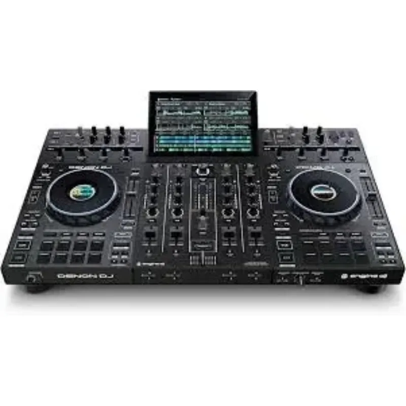 

100% ЛЕТНЯЯ СЕРА!!! 4-дековая автономная система DJ-контроллера Denon Prime 4 с 10-дюймовым сенсорным экраном