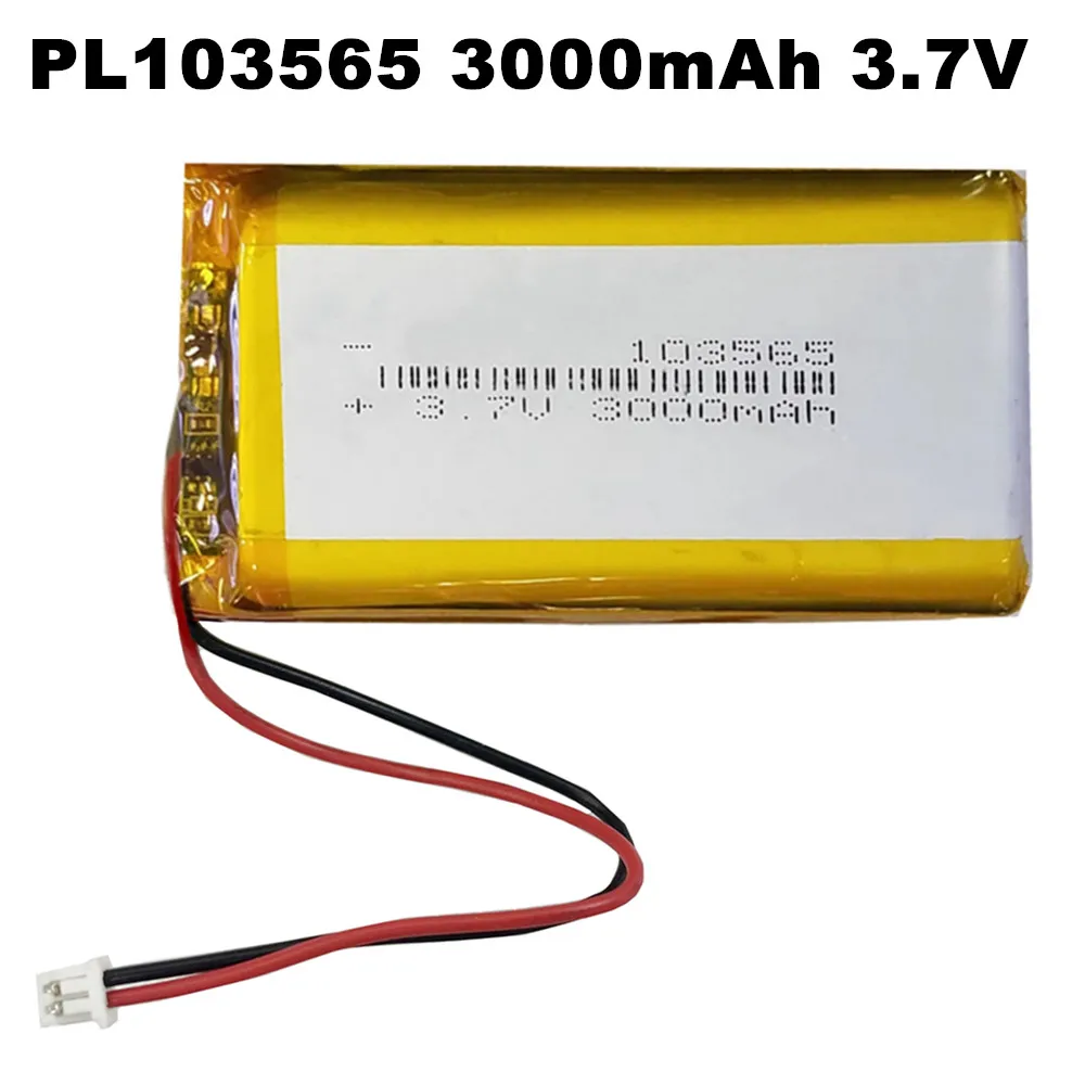 1-10PCS 3.7V Battery 3000Mah PL103665 Lithium Battery Lipo Polymer Batteries for Heltec T114 V2 LoRa 32 V3 Dev-board LoRa Node