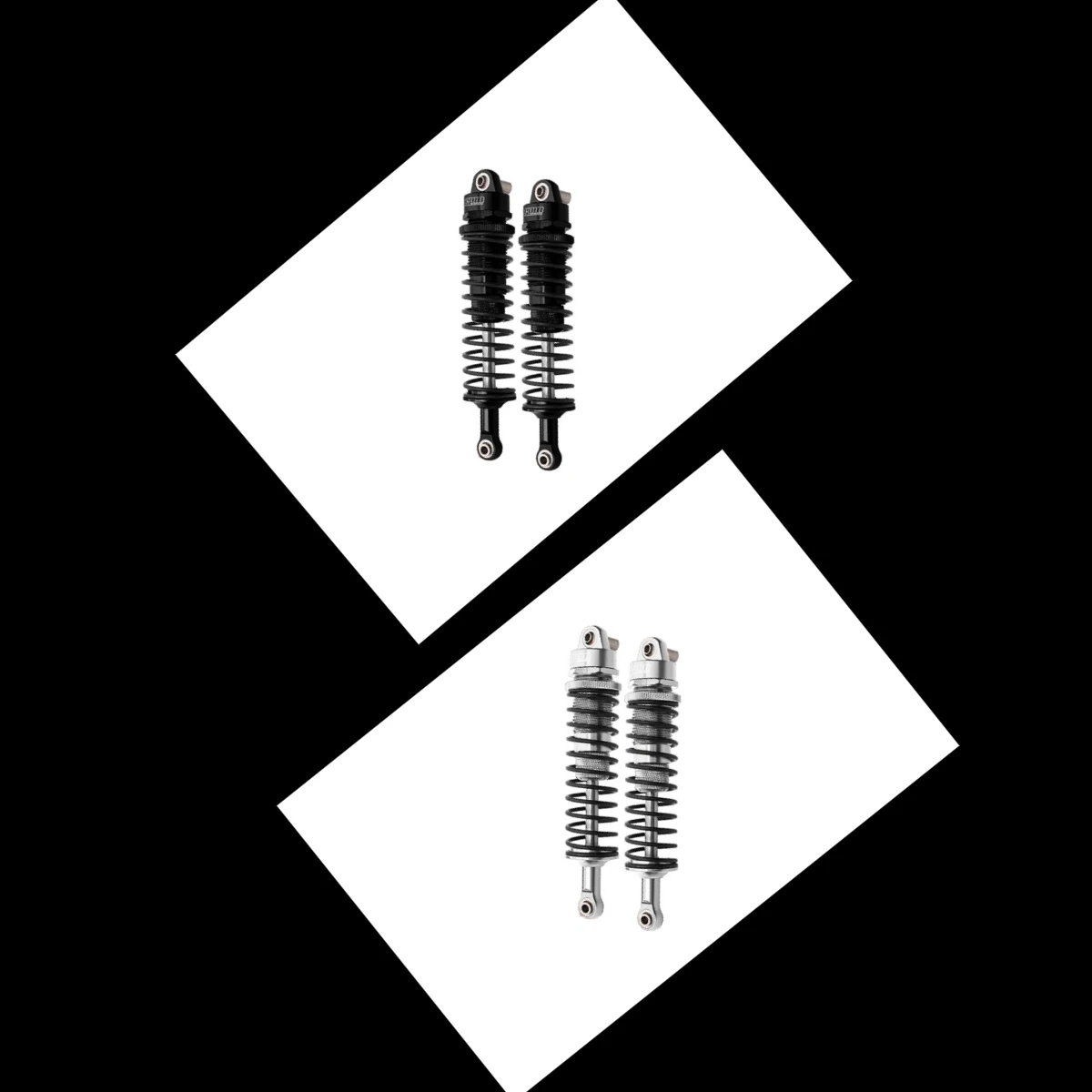 GPM AXIAL 1/6 SCX6 Jeep Trial Honcho AXI05001 para amortiguadores de resorte engrosados de aluminio F/R