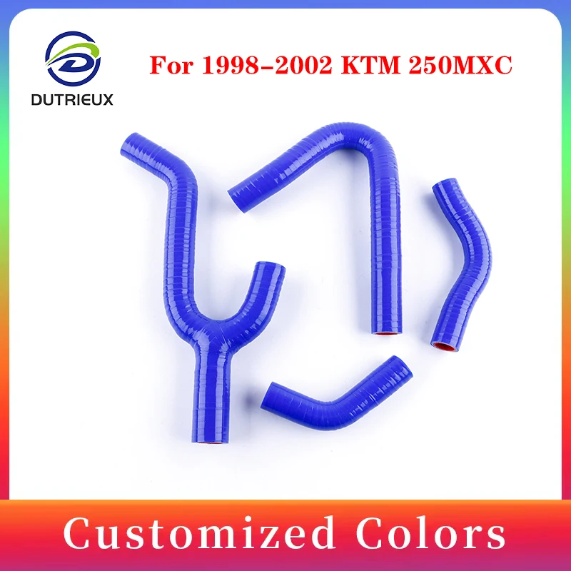 

Silicone Radiator Hose Coolant Tube For 1998-2002 KTM 250MXC 250 MXC 99 2000 2001