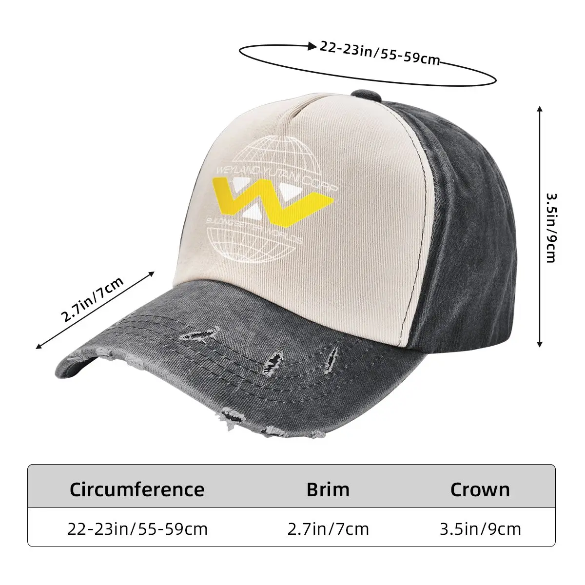 USCSS Wayland Yutani 2024 Casual Cool A Washed Baseball Cap Hat