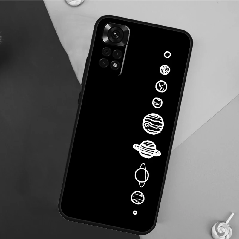 Space Planets Solar System Cover For Xiaomi Redmi Note 14 13 Pro 12 11 9 10 9S 10S 11S 12S Redmi 14C 10C 12C 13C Case
