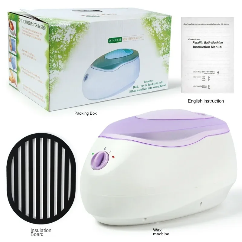 Paraffin Wax Machine for Hand and Feet Kit Therapy Bath Wax Pot Warmer Beauty Salon Spa Hands Feet Waxing Paraffin Wax Heater