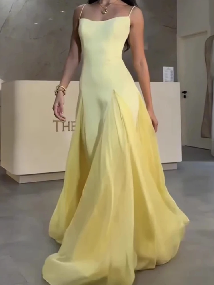 مثير بلا أكمام ثنيات الخصر فستان طويل المرأة موضة الربط فستان حفلات الزفاف أنيقة قبالة الكتف فستان الشيفون الحمالات #6